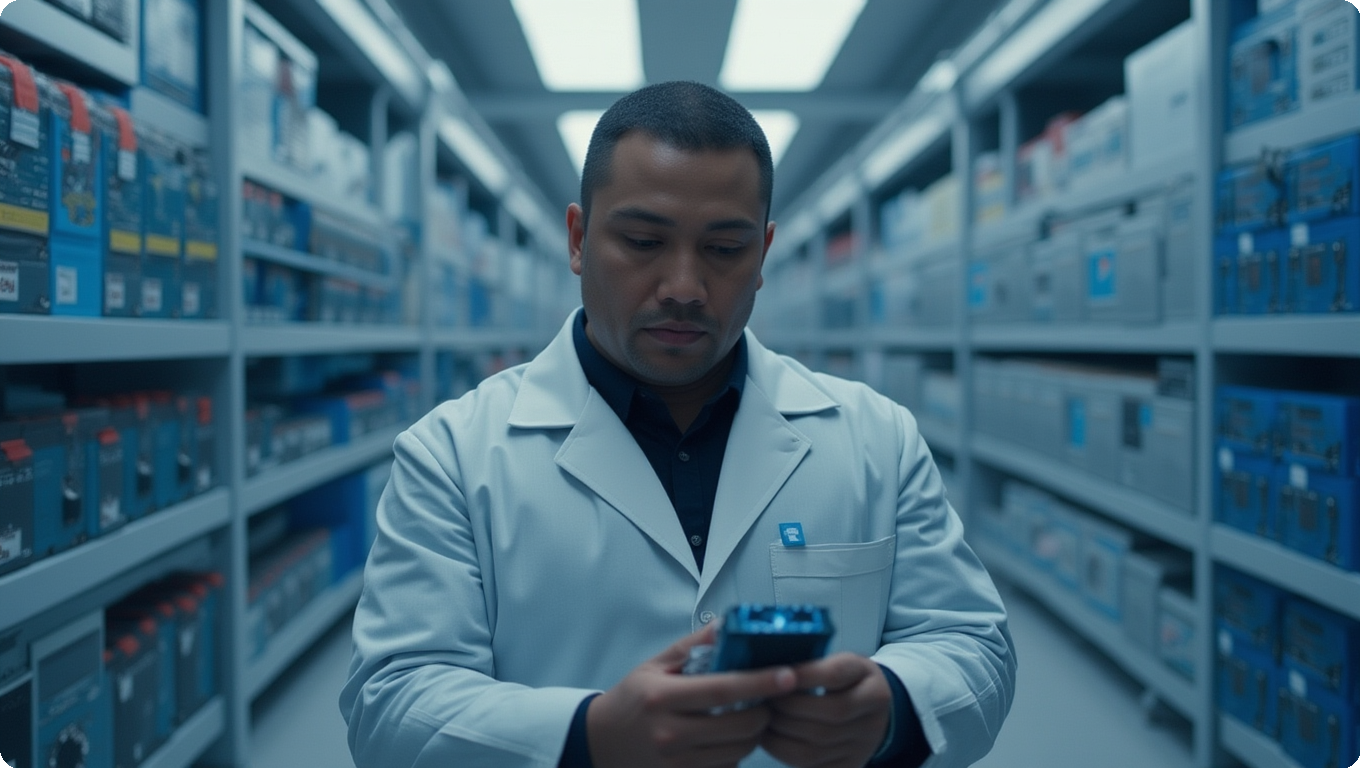 Quantum computing in medical device logistics